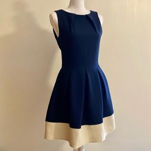 ModCloth pleated a-line dress